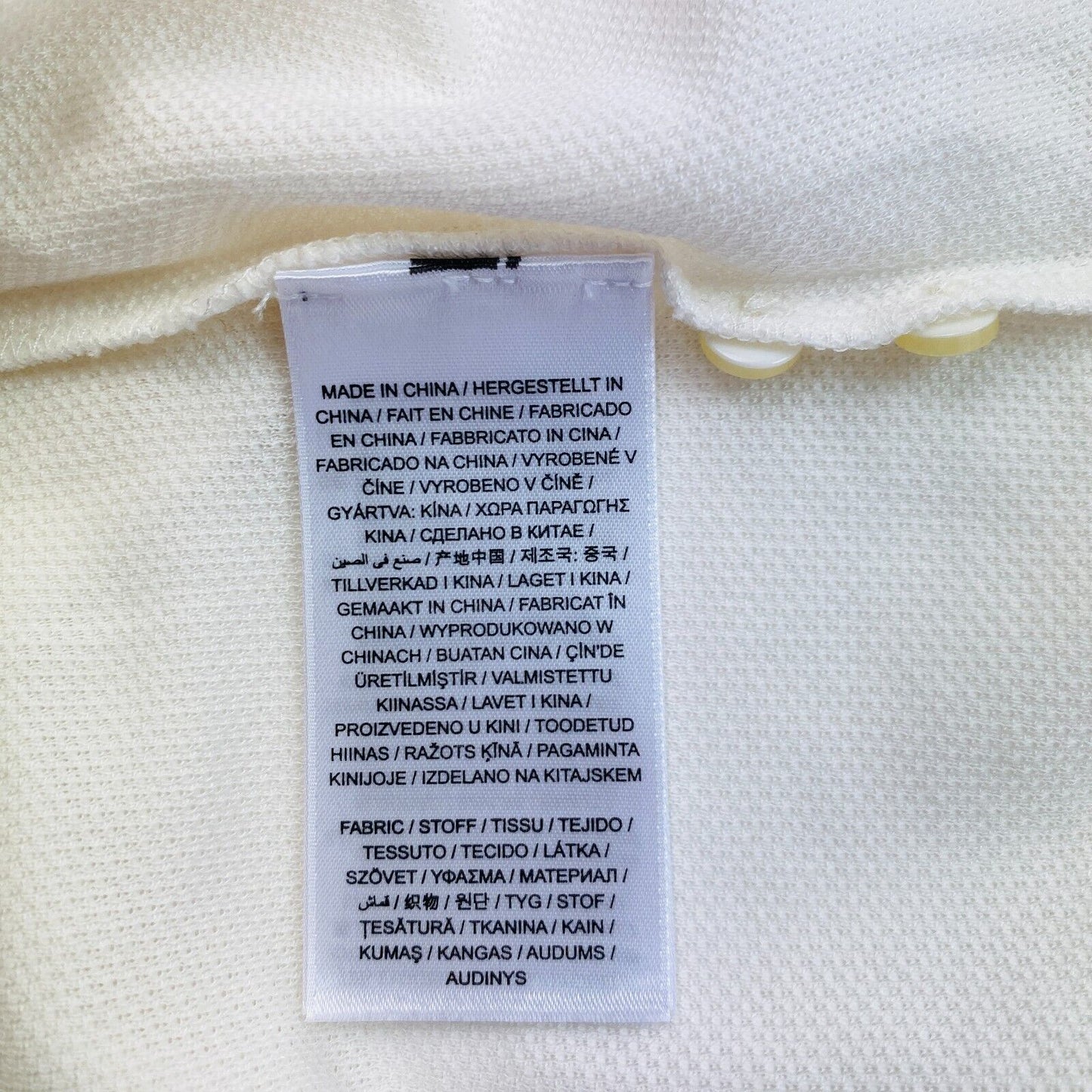 GANT White Rope Icon Pique Polo Shirt Size L