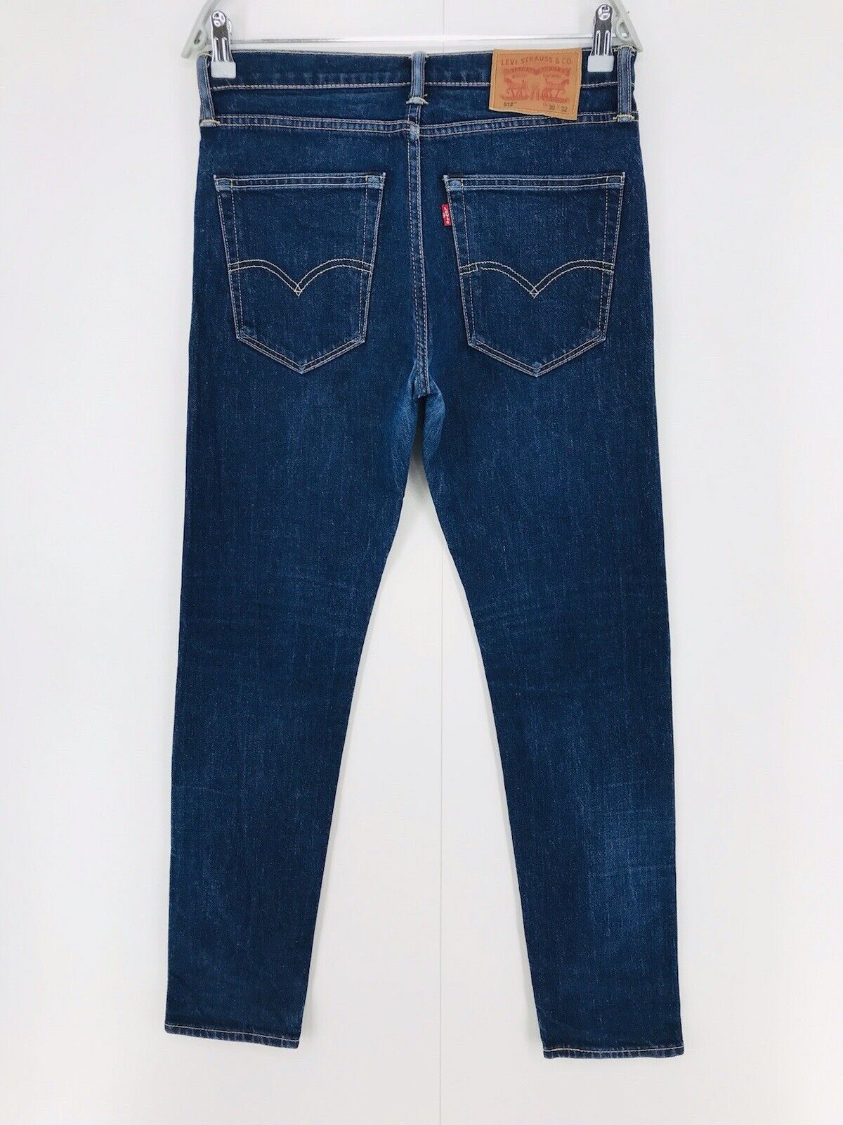 Levi's 512 Dark Blue Slim Tapered Fit Jeans Size W30 L32