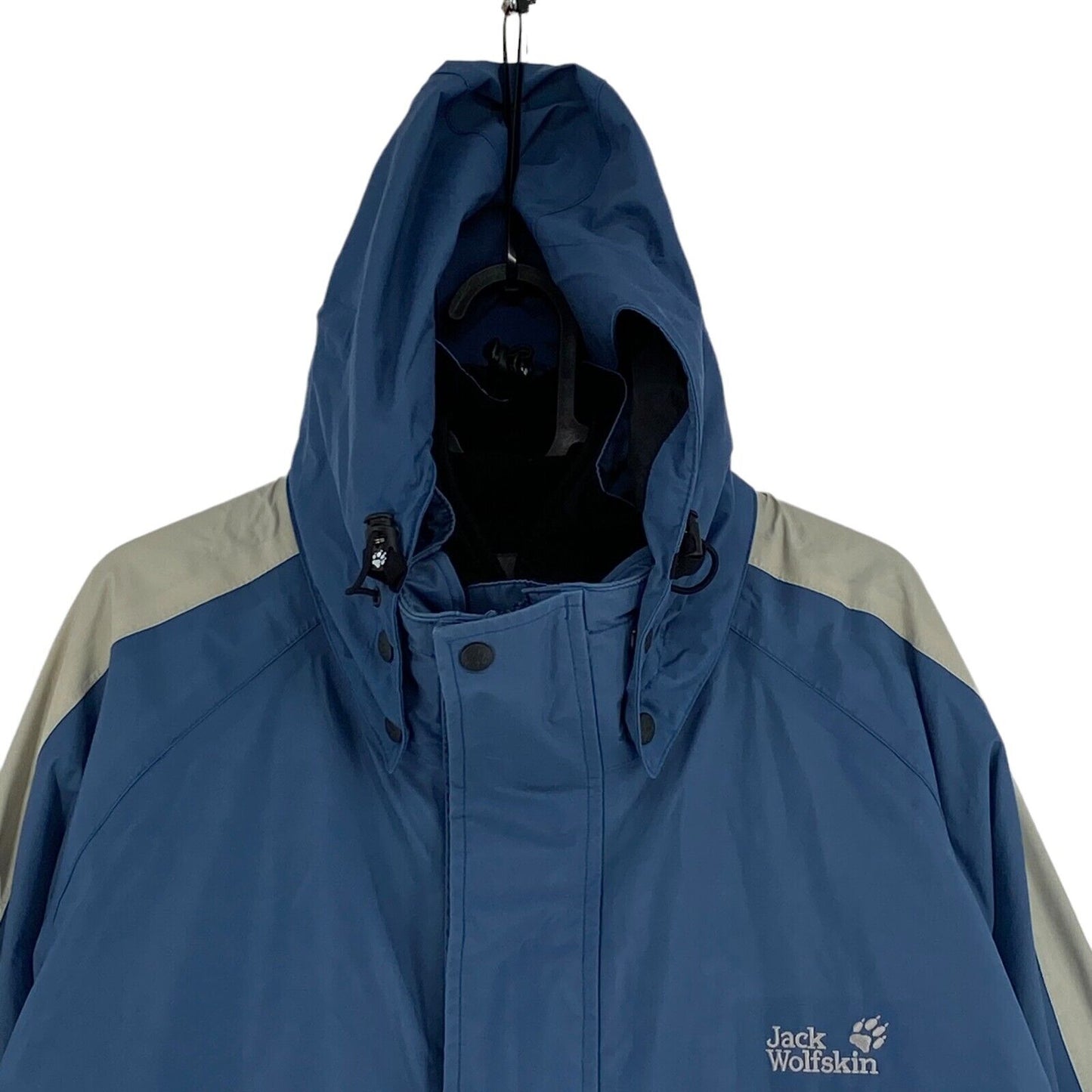 Jack Wolfskin 2-in-1 Blue Hooded Jacket Coat Size XXL 2XL