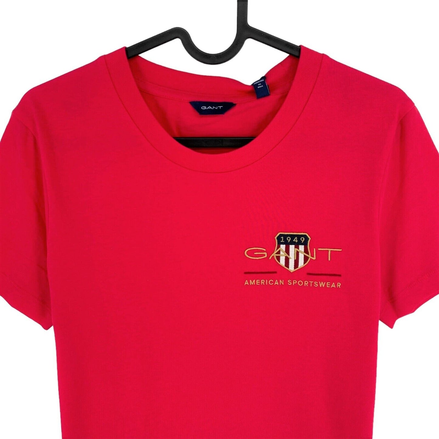 GANT Red Archive Shield EMB T-shirt à col rond Taille S