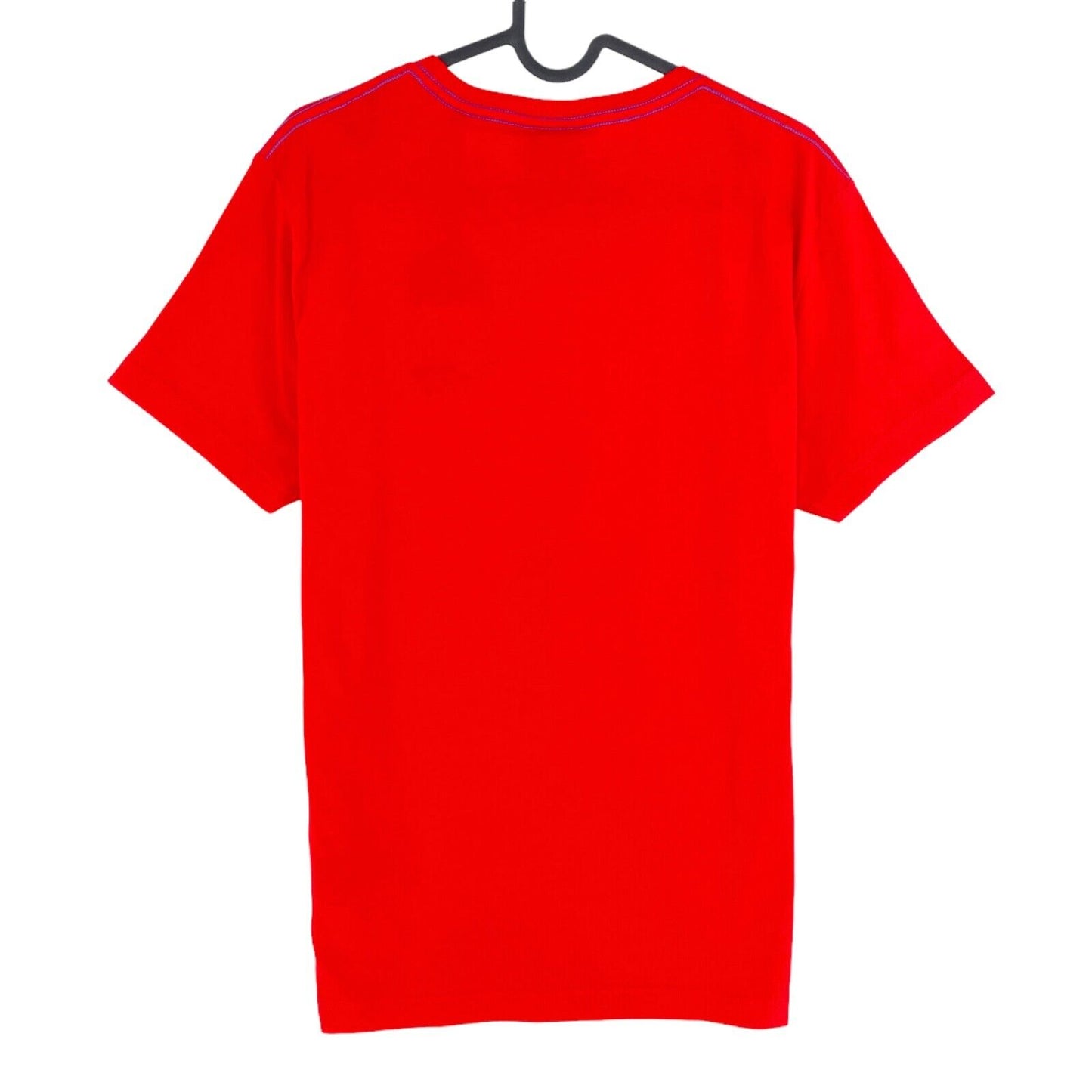 GANT Red Contrast Logo Crew Neck T Shirt Size M