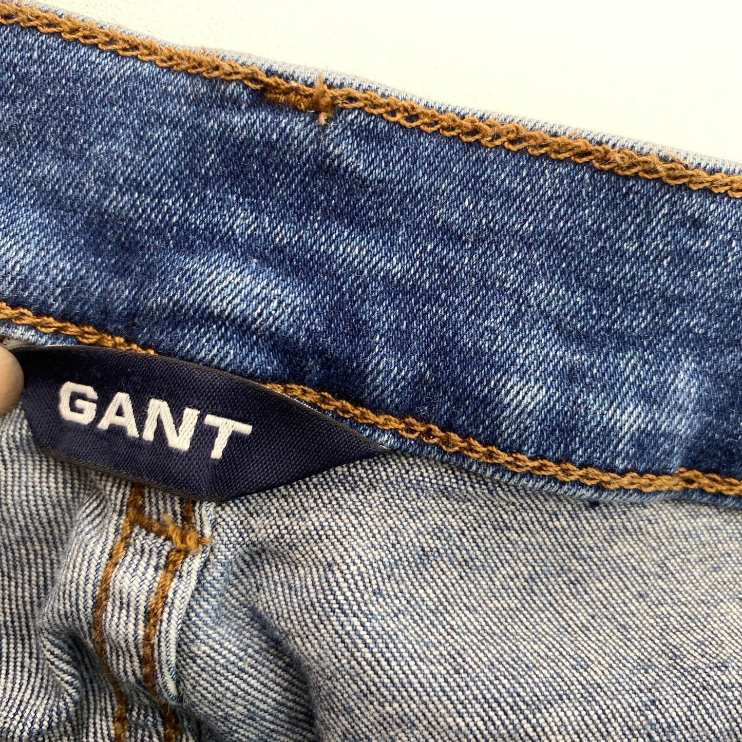 GANT Dark Blue MAXEN Extra Slim Fit Skinny Jeans Size W34 L32