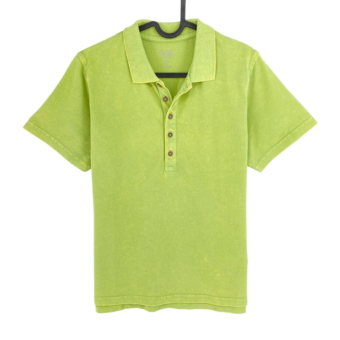 Camel Active Grünes Piqué-Poloshirt SS Größe S