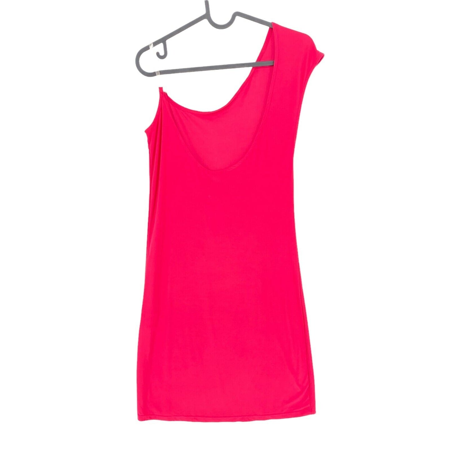 AMY GEE Pink One Shoulder Dress Size EU 42 UK 14 US 12