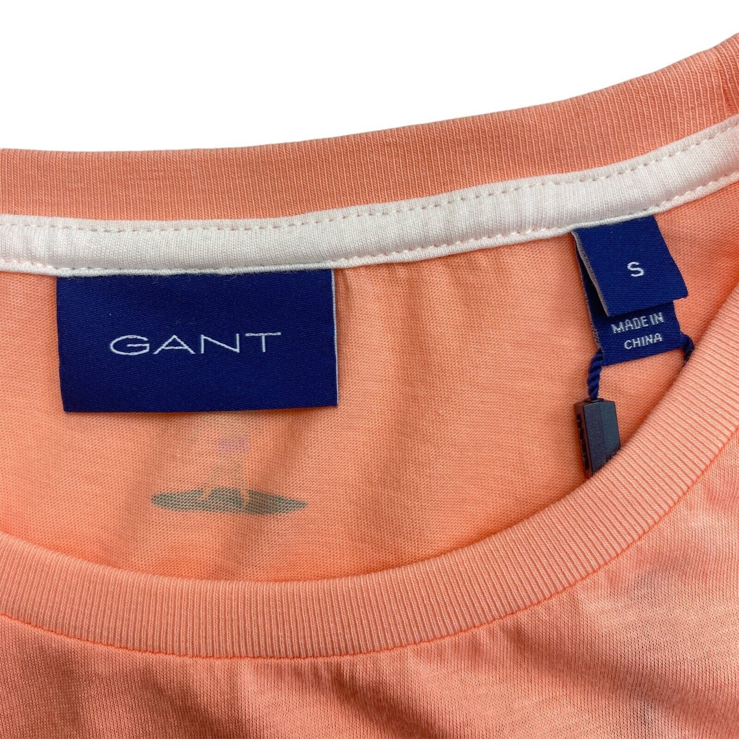 GANT Light Pink Surfer Crew Neck T Shirt Size S