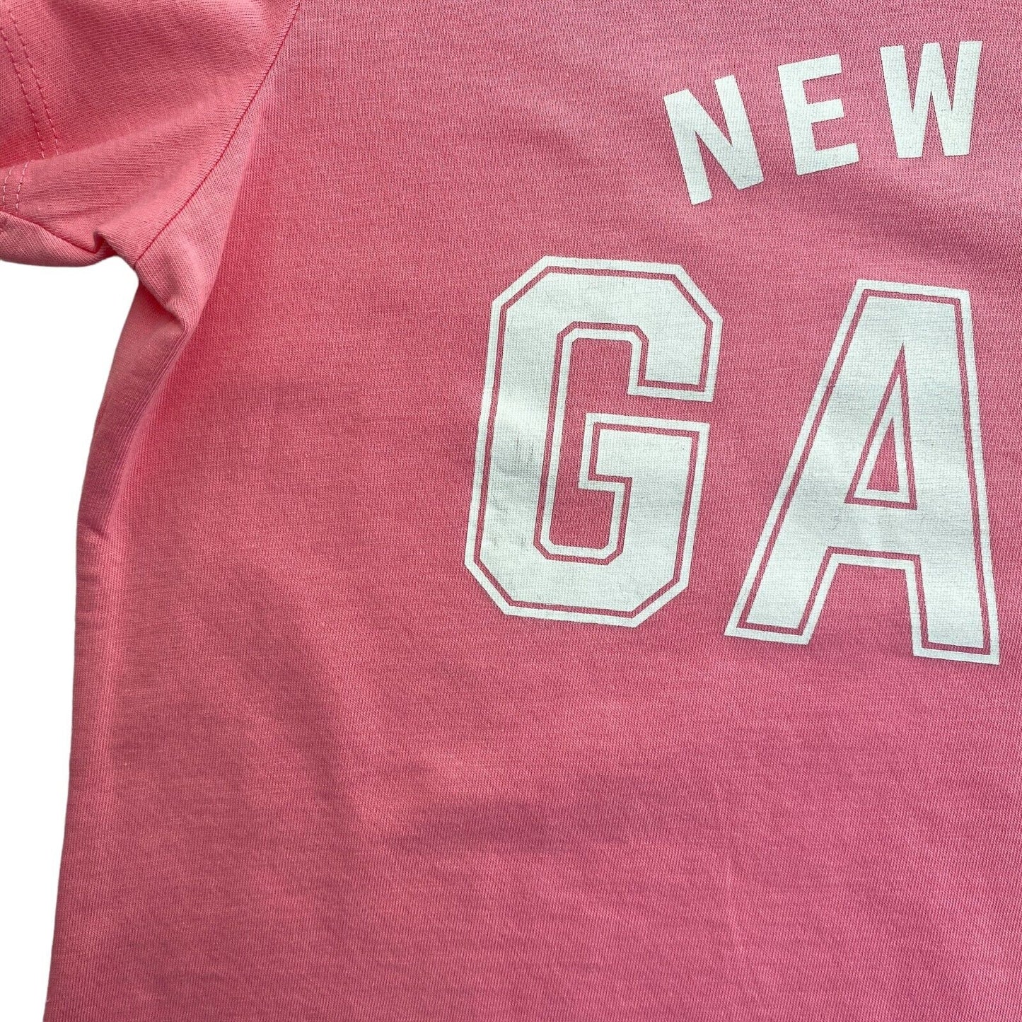 GANT Pink Logo Crew Neck T Shirt Size XS