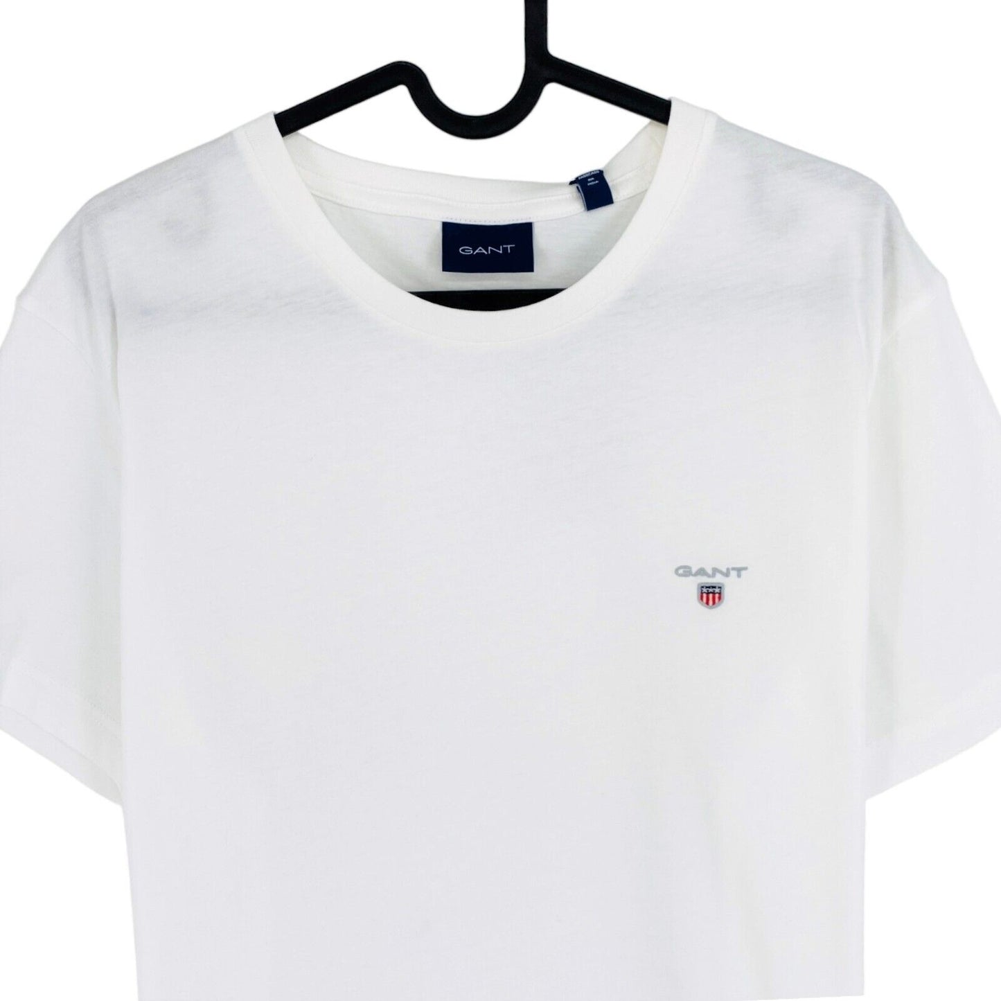 GANT White Original Short Sleeves Crew Neck T Shirt Size M