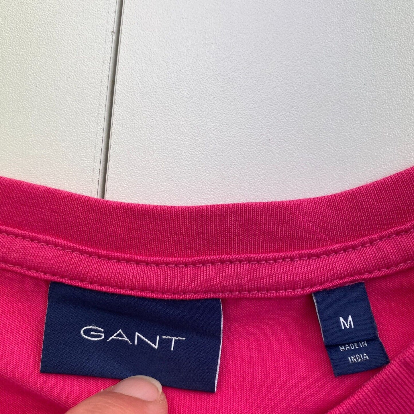 GANT Men Pink Original Crew Neck Short Sleeves T Shirt Size M