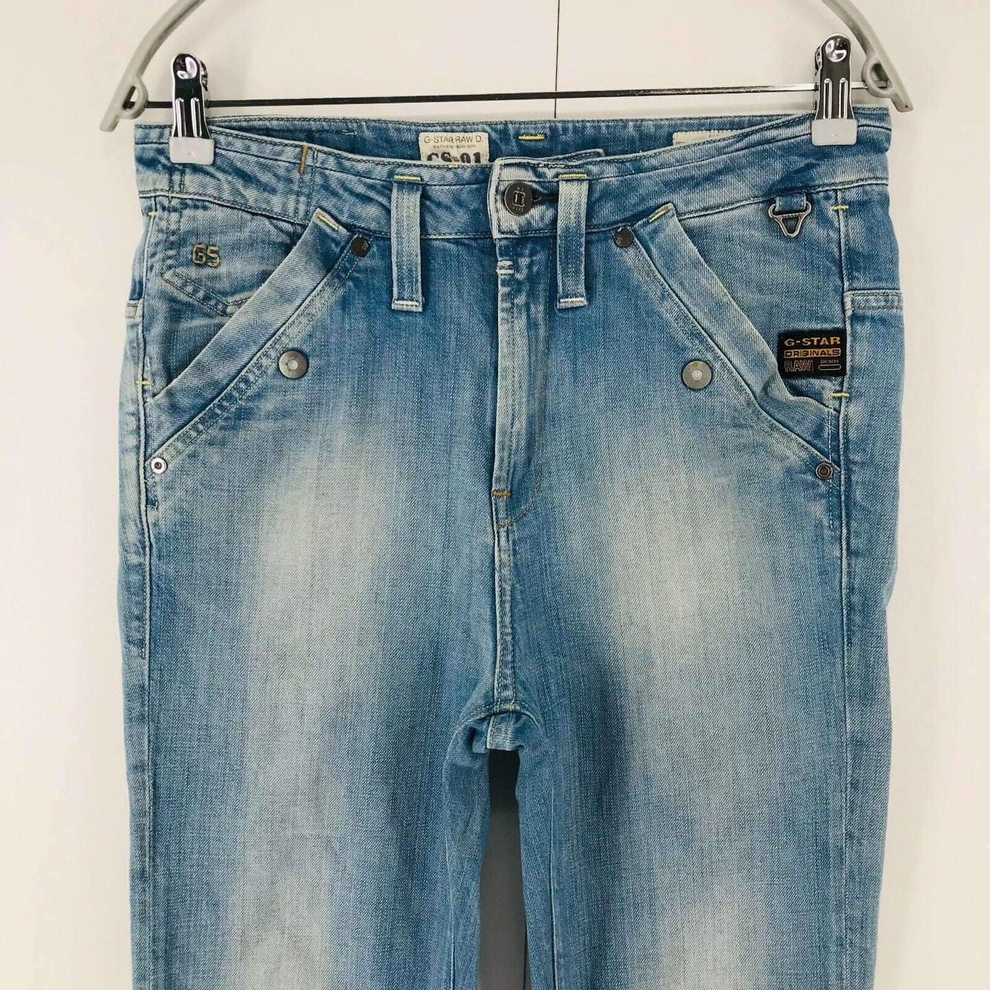 G-STAR RAW BLEEKER Women Blue Loose Tapered Fit Jeans Size W25