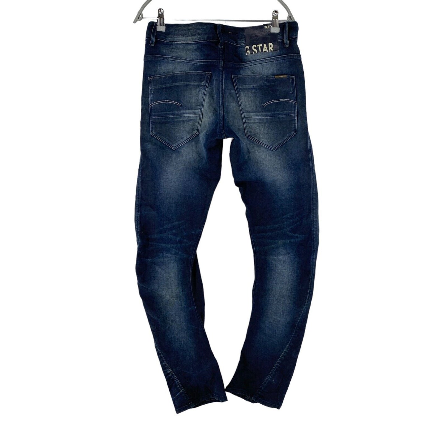 G-STAR ARC femme bleu foncé coupe ample fuselée jean W27 L32