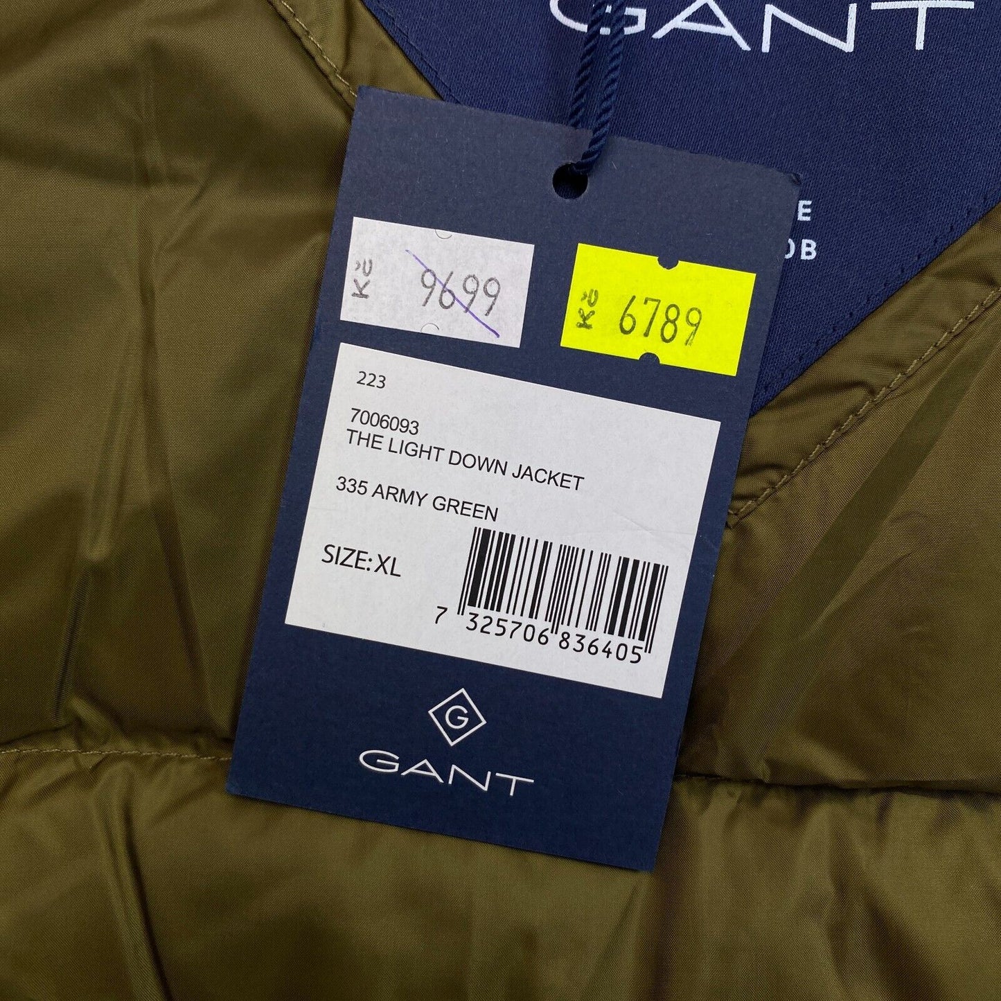 GANT Green Light Down Jacket Coat Size XL