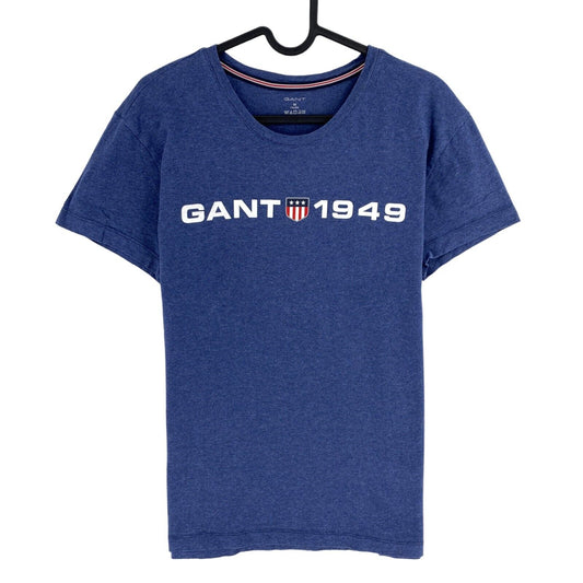 GANT Men Blue Logo Crew Neck Short Sleeves T Shirt Size M