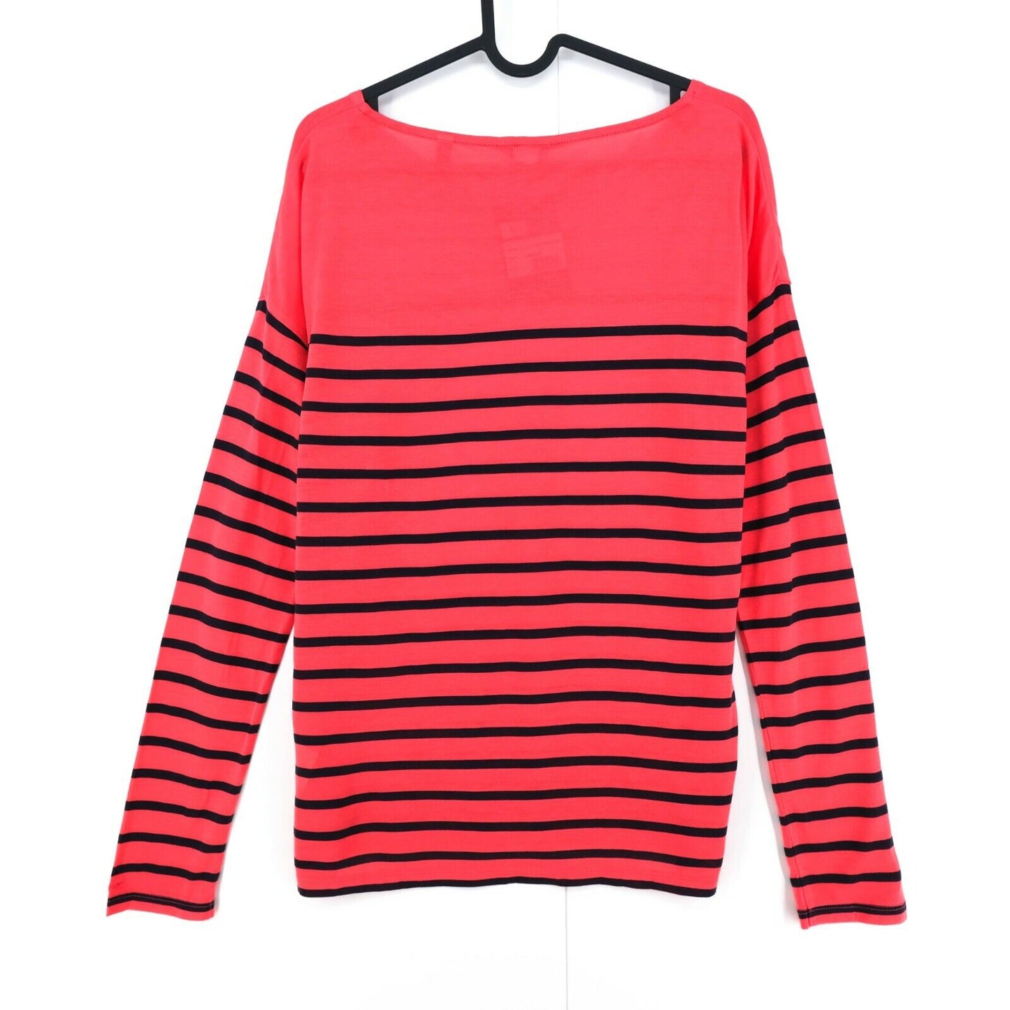 GANT Red Striped Crew Neck Light Weight Long Sleeve T Shirt Size S