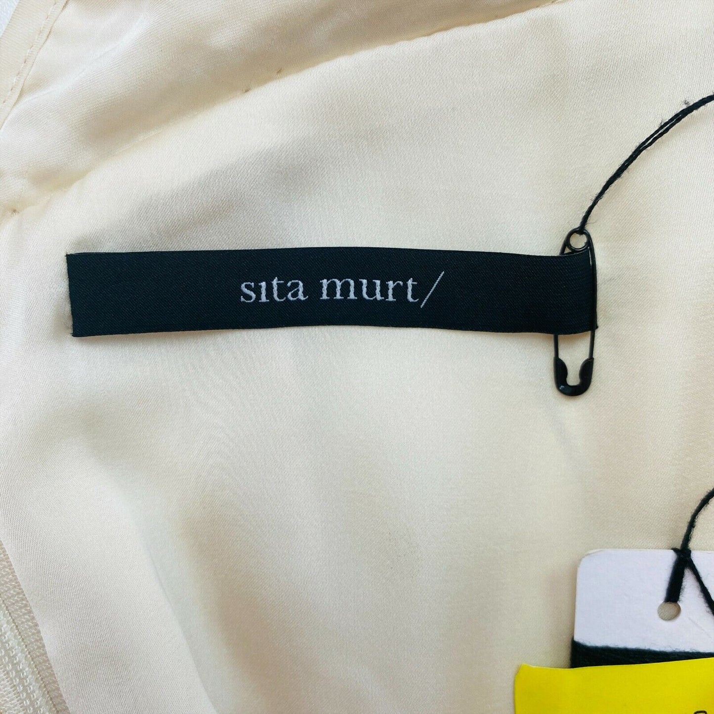 Prix ​​conseillé 273 € SITA MURT Robe évasée beige à col en V sans manches Taille 40 EU 36 UK 8 US 6