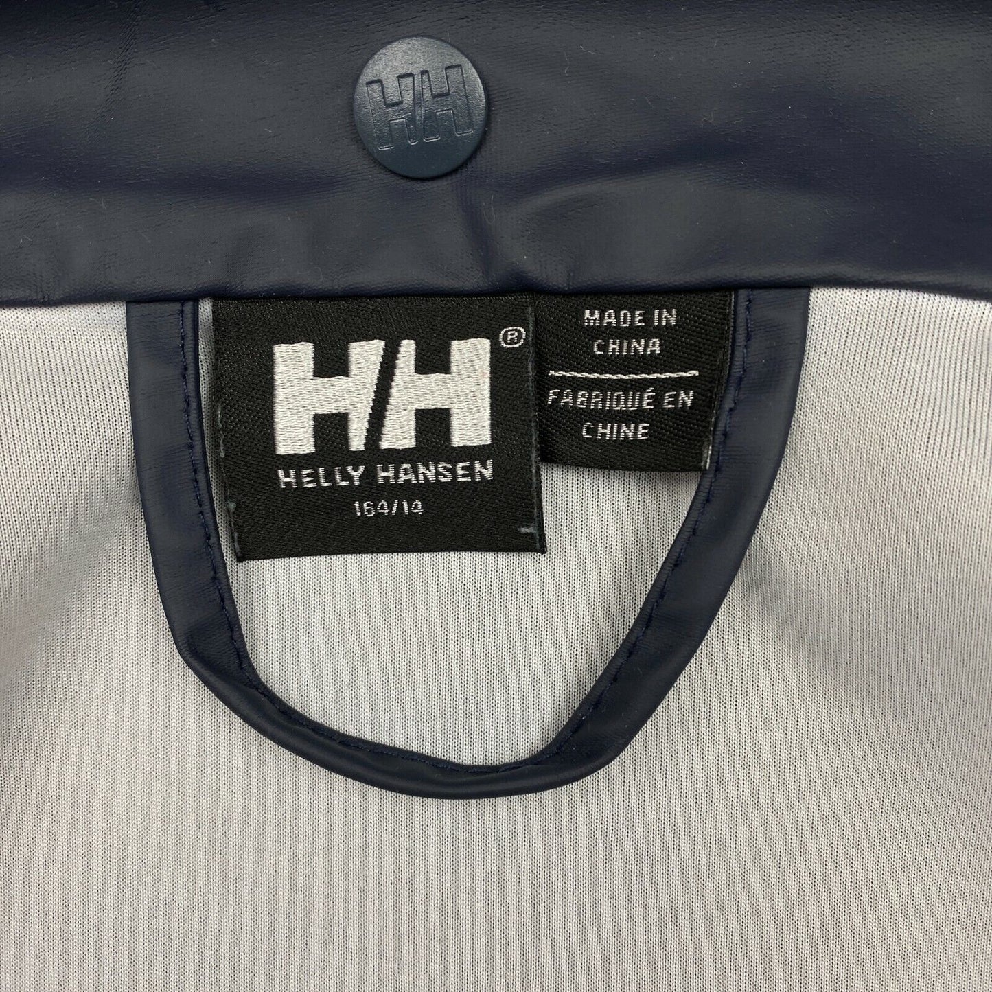 HELLY HANSEN Navy Blue Hooded Jacket Size 164 cm 14years