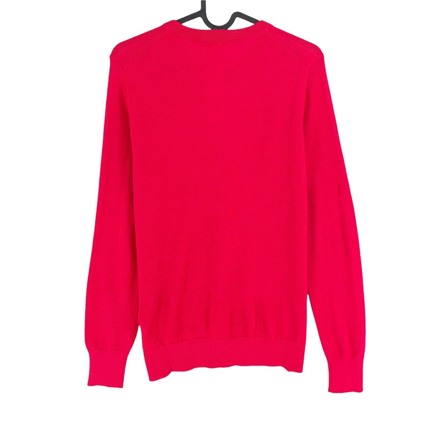 MONTEGO Rose Crew Neck Wool Blend Pull Jumper Taille S