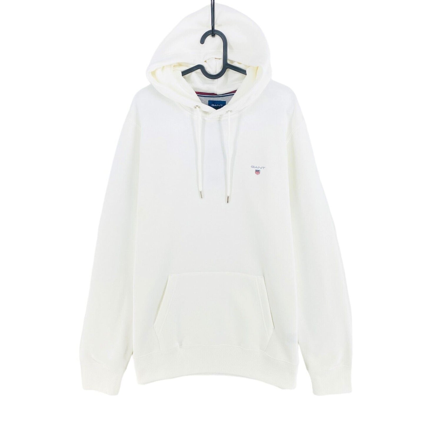 GANT White Original Hoodie Jumper Sweater Size M