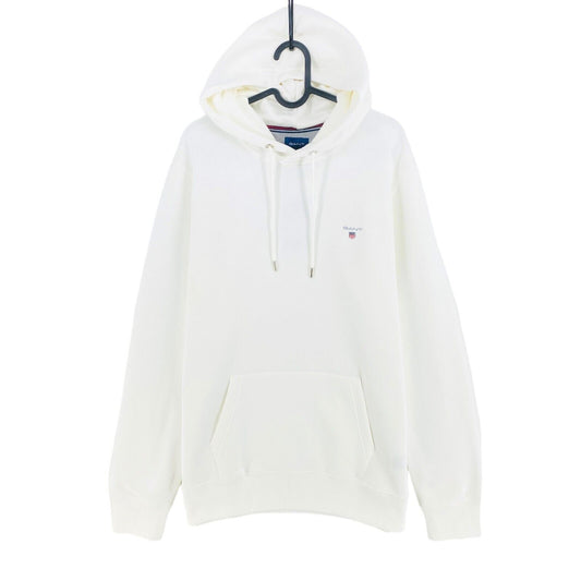 GANT White Original Hoodie Jumper Sweater Size M