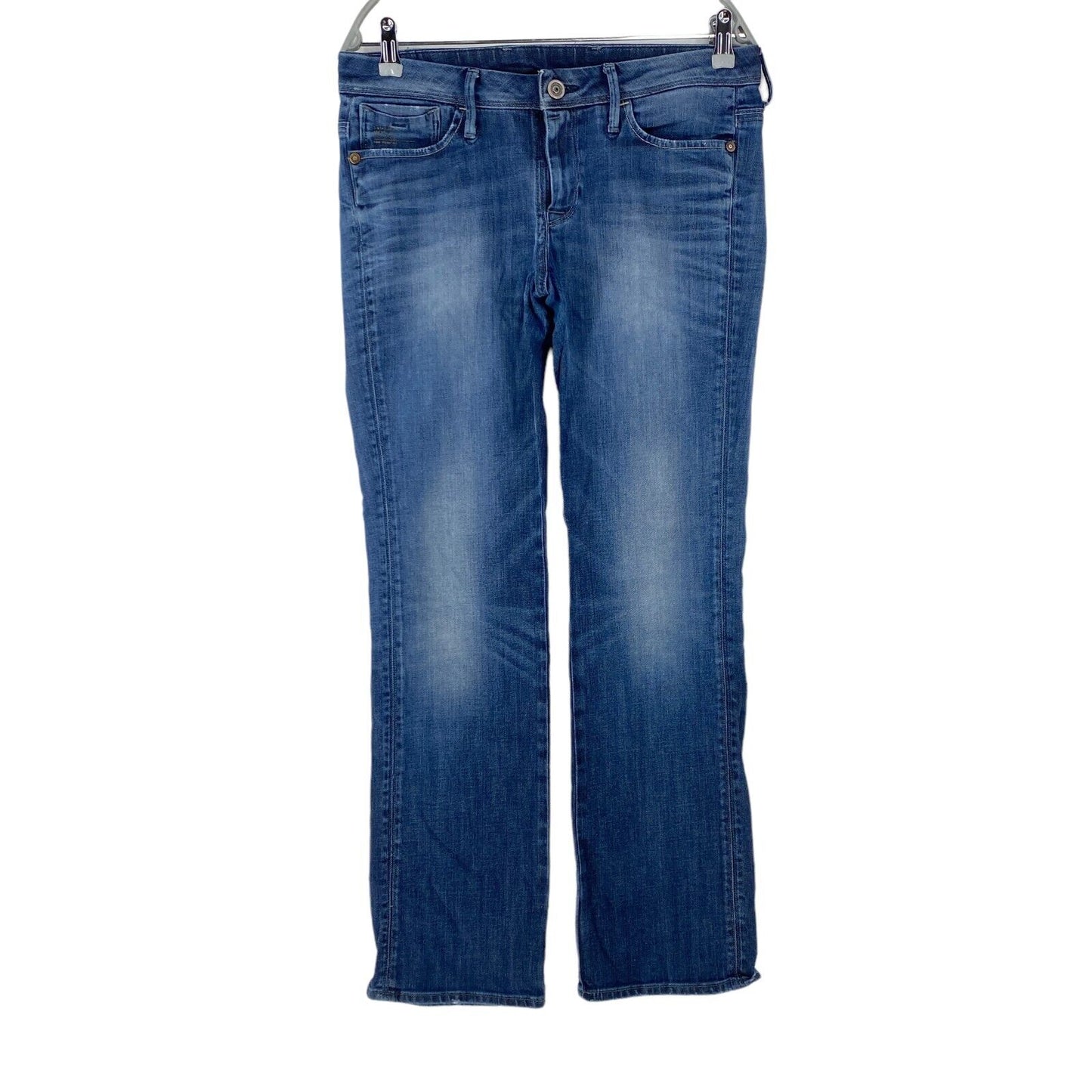 G-STAR NOVA Damen Jeans in normaler gerader Passform, Blau, W30 L32