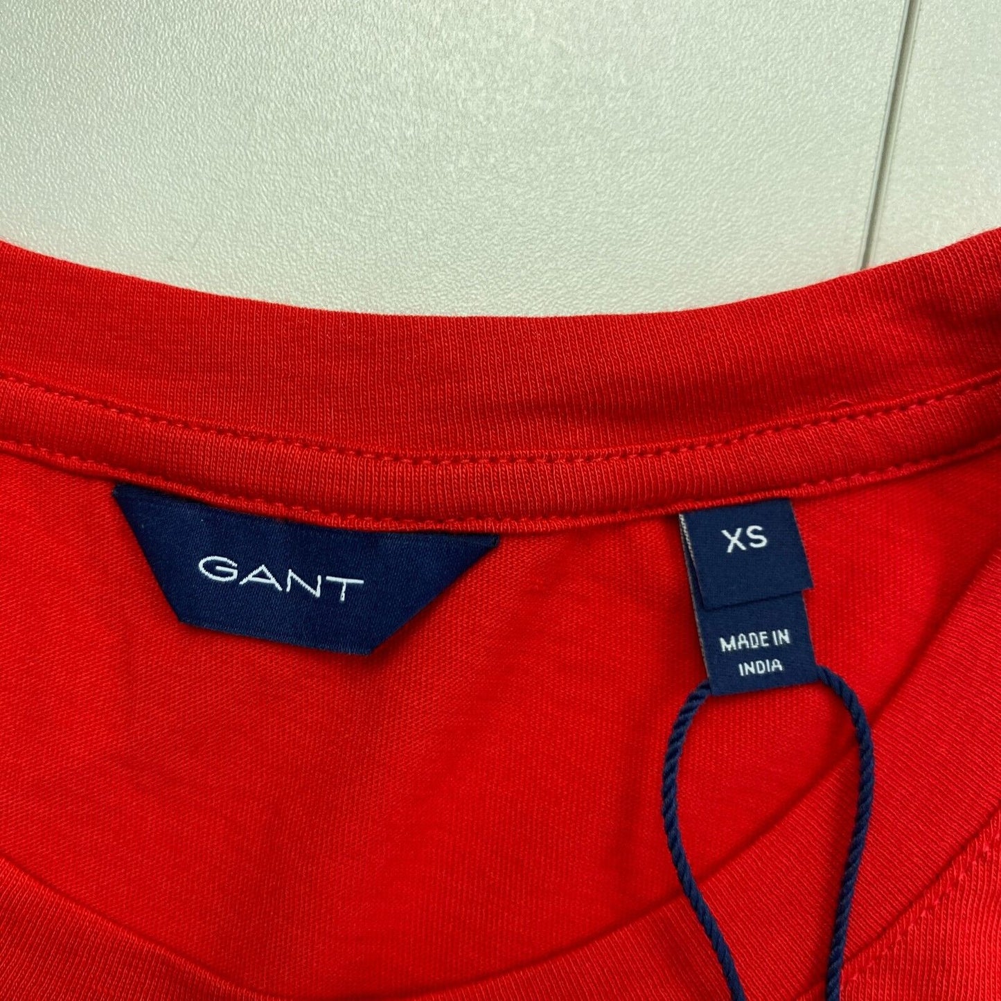 GANT Rot Original Rundhals T-Shirt Größe XS