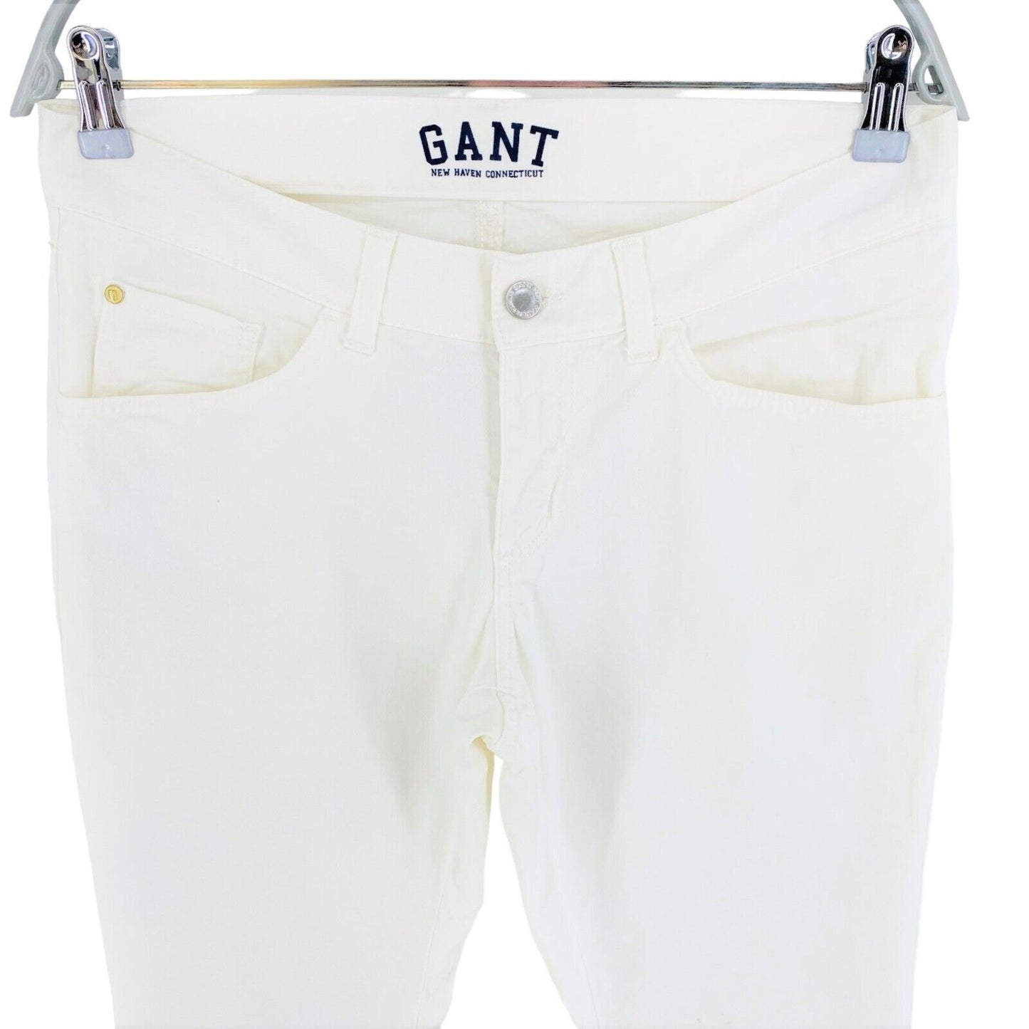 GANT Women White Capri Pants Trousers Size W30