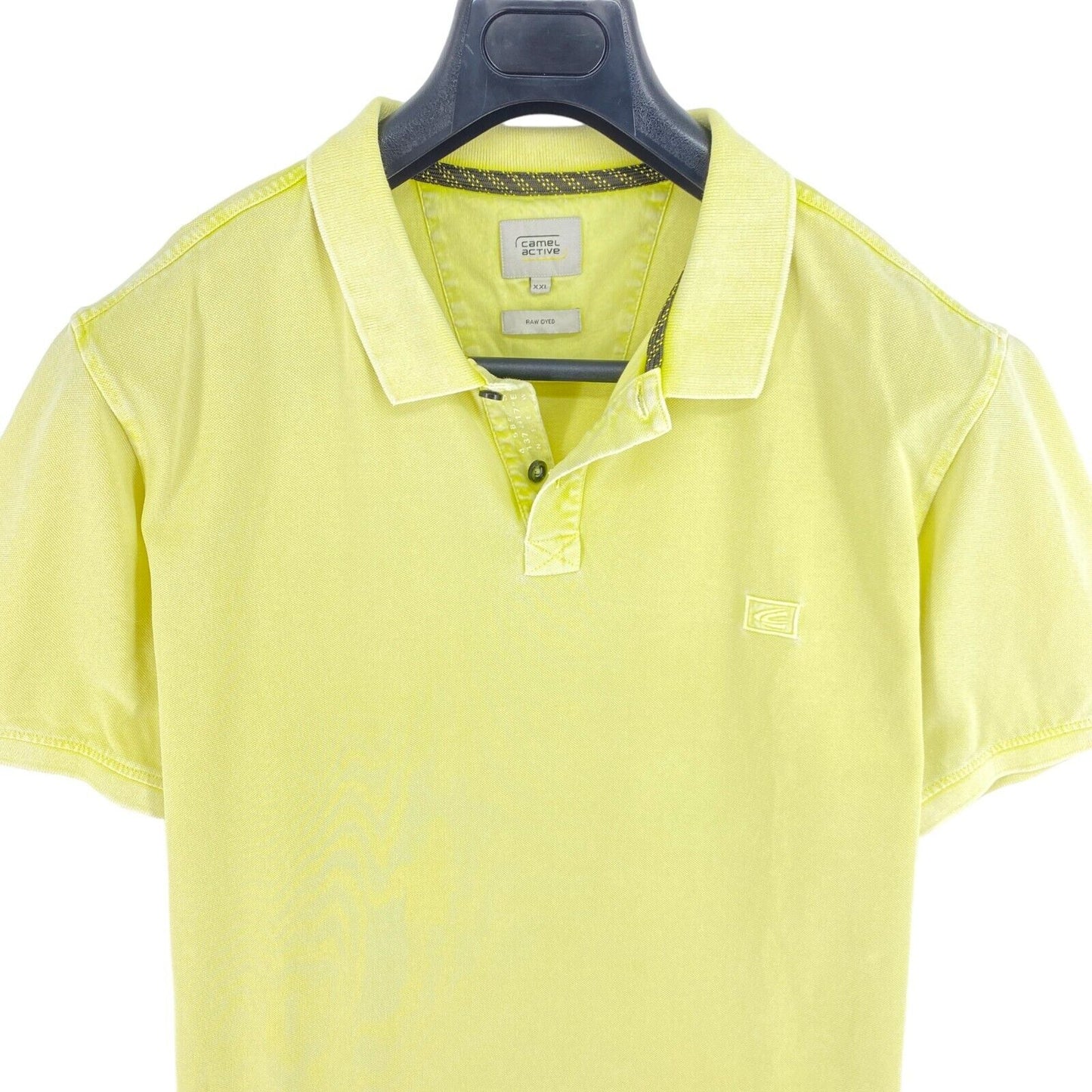 Camel Active Light Yellowish Green Pique Polo Shirt Size 2XL XXL