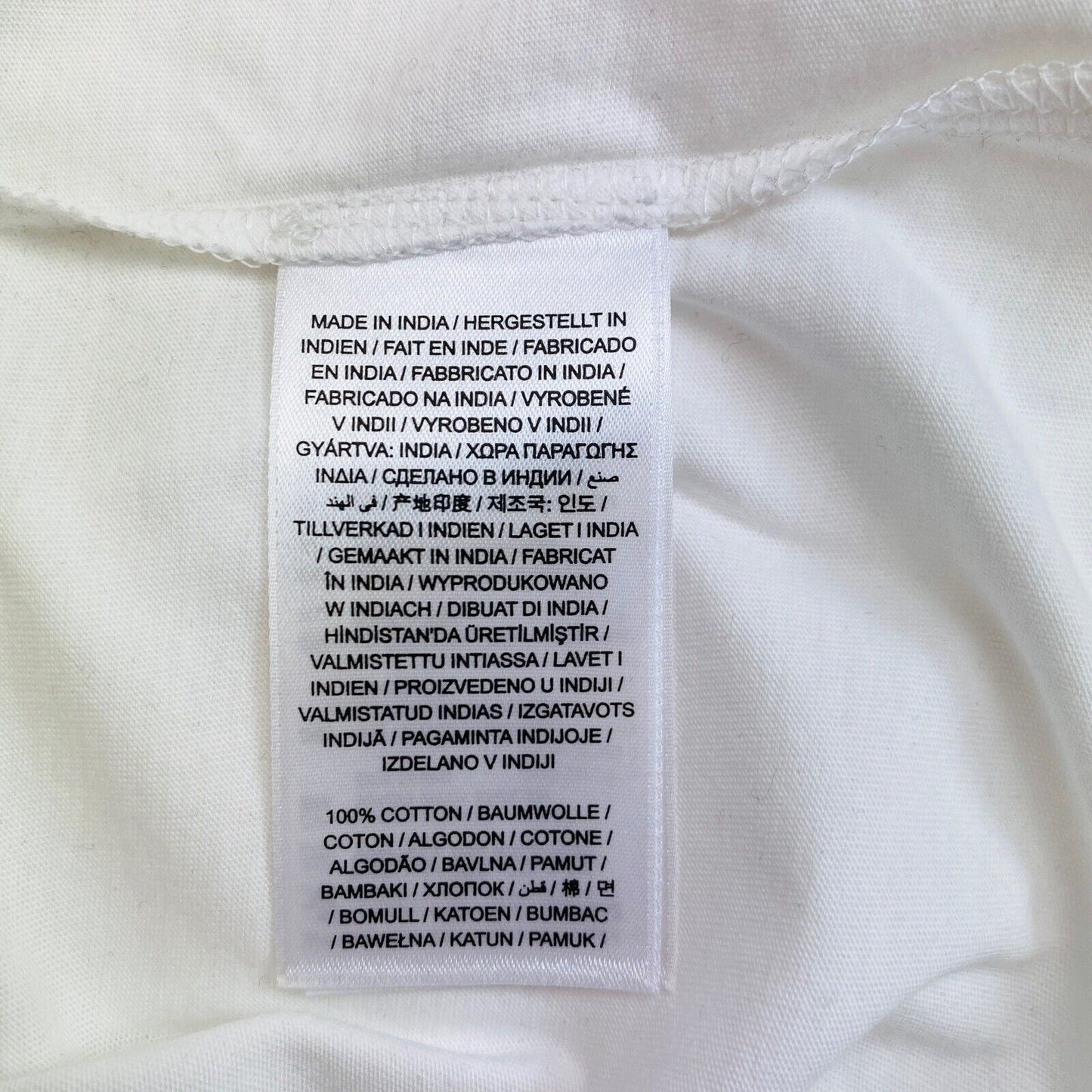 GANT Original T-Shirt mit Rundhalsausschnitt und langen Ärmeln, Größe M, Weiß