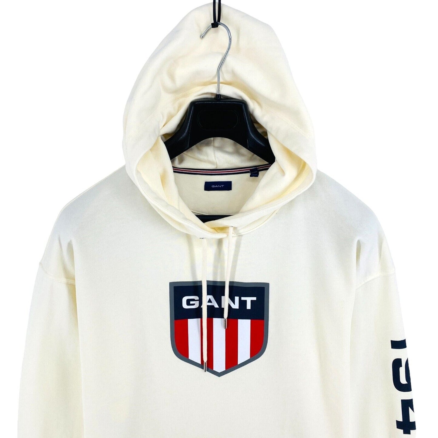 GANT White Retro Logo Sweat Hoodie Dress Size XL