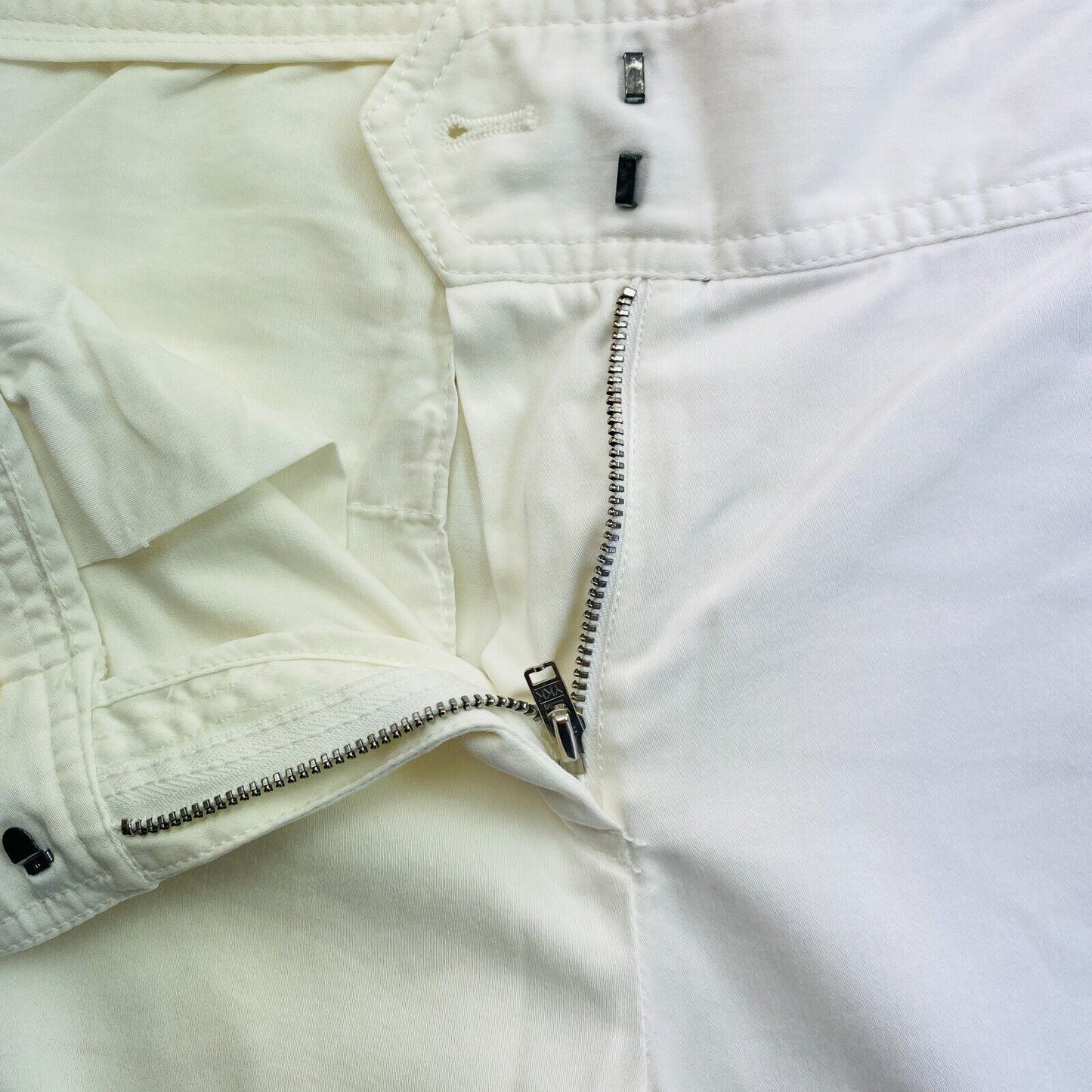 GANT Women White Flared Pants Trousers Size EU 42 UK 16 US 12