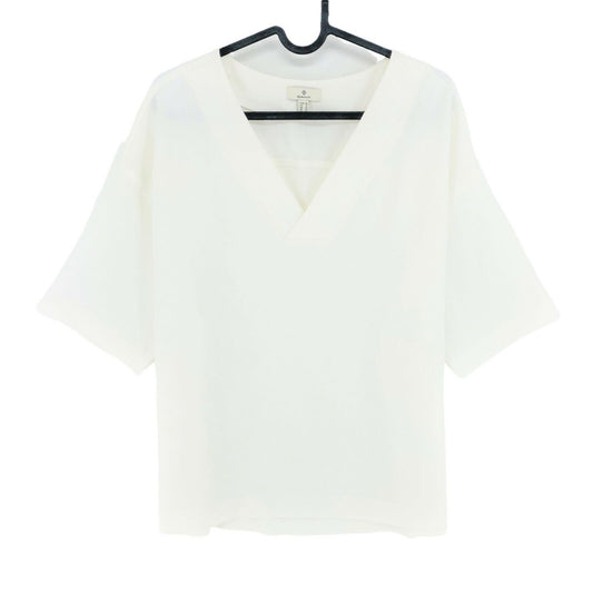 GANT Top blanc à col en V Taille EU 36 UK 10 US 6