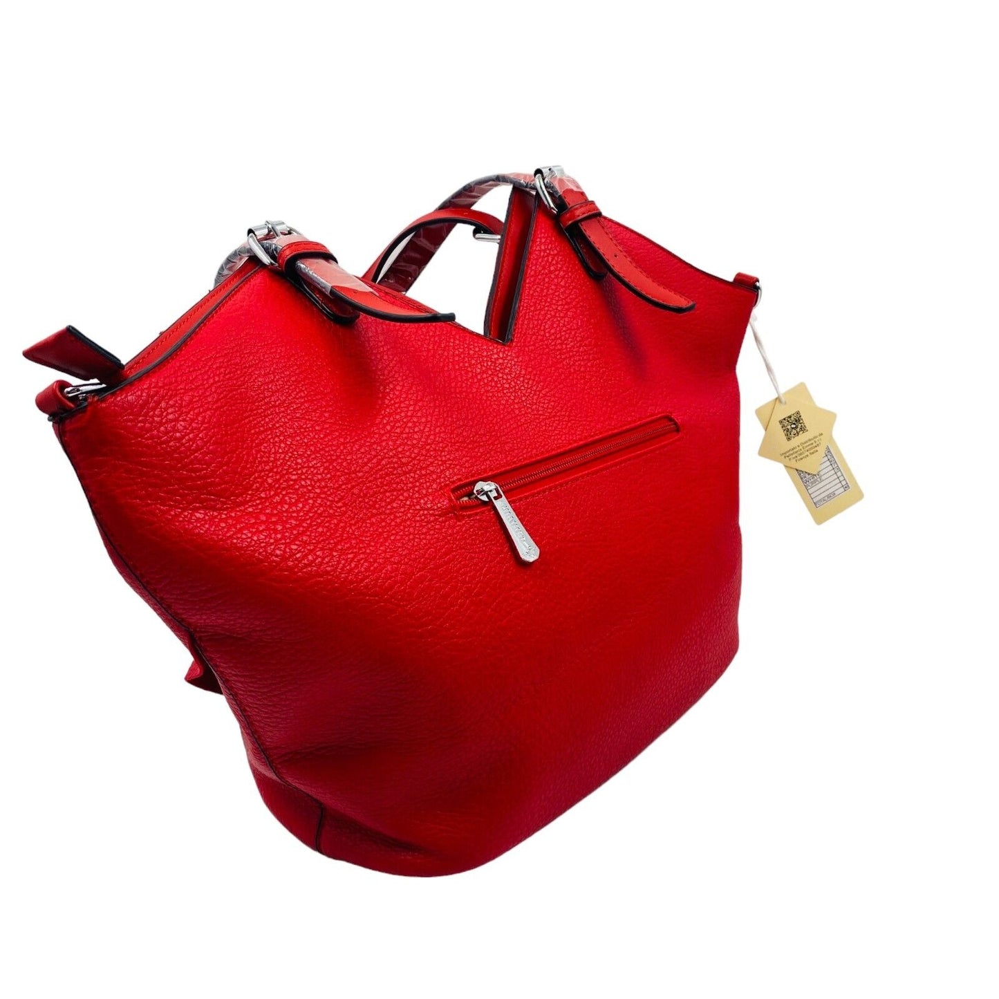 CHARRO Red Eco Leather Shoulder Bag  Handbag