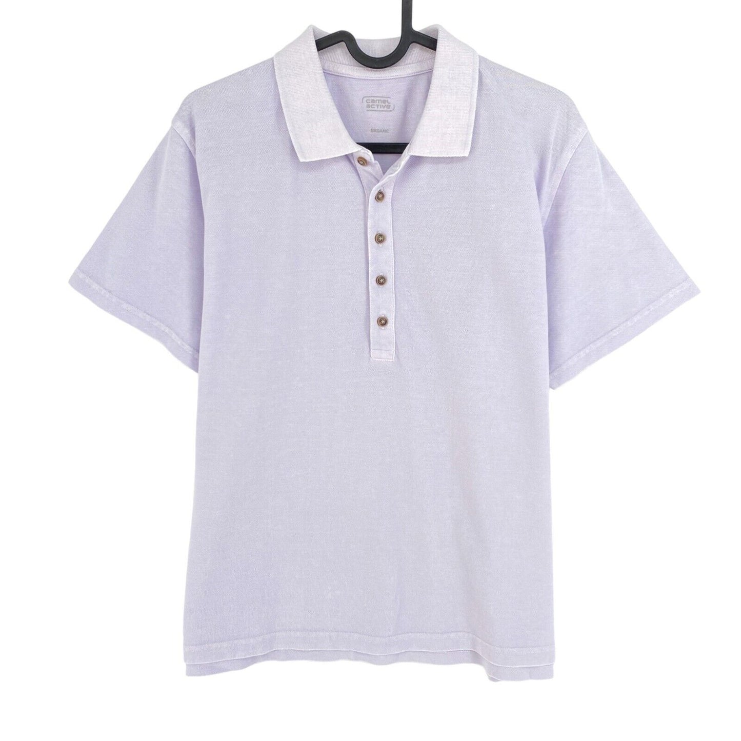 Camel Active Hellviolettes Piqué-Poloshirt SS, Größe XL