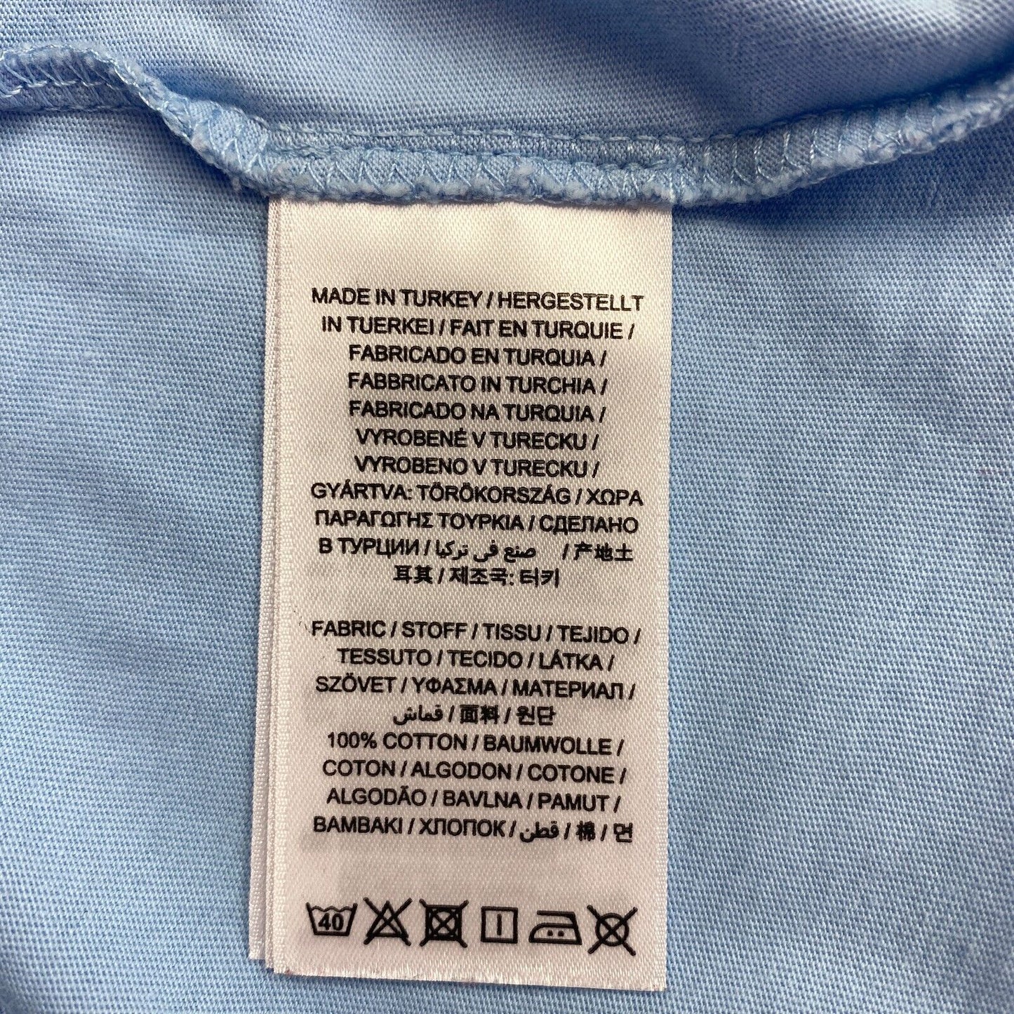 GANT T-Shirt mit Rundhalsausschnitt und Logo, Blau, Größe XS