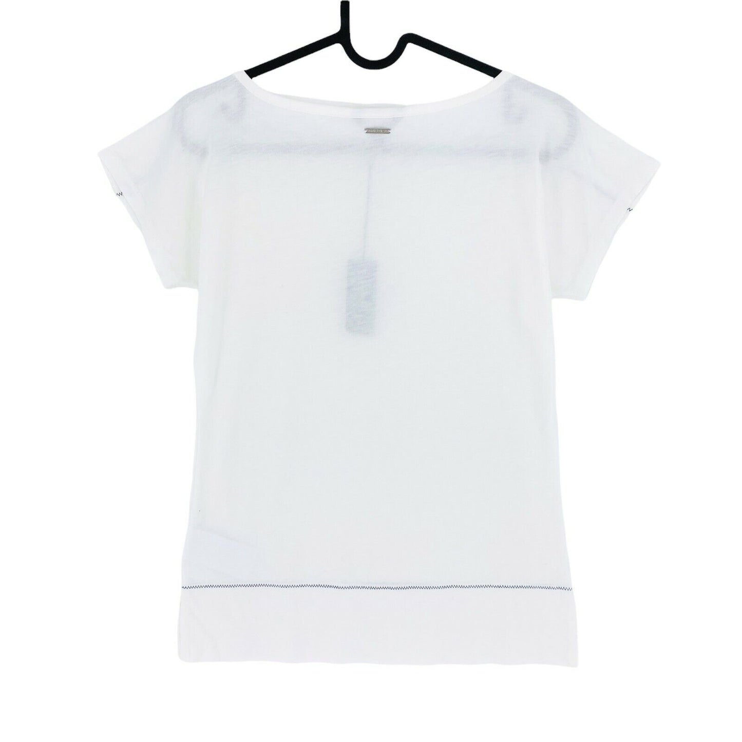 NAUTICA T-shirt blanc à manches courtes et col rond Taille 2XS