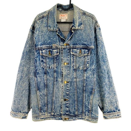 Blue Vintage Denim Jeans Jacket Size XL