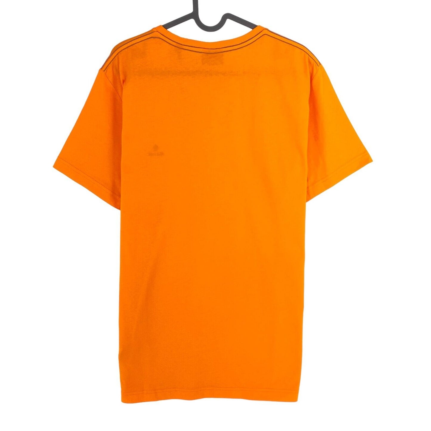 GANT T-Shirt mit Rundhalsausschnitt und kontrastierendem Logo, Orange, Größe XL