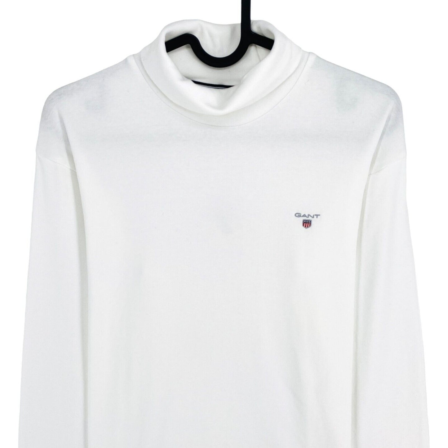 GANT Boys White High Neck Jumper Sweater Size 16 Years 176 cm