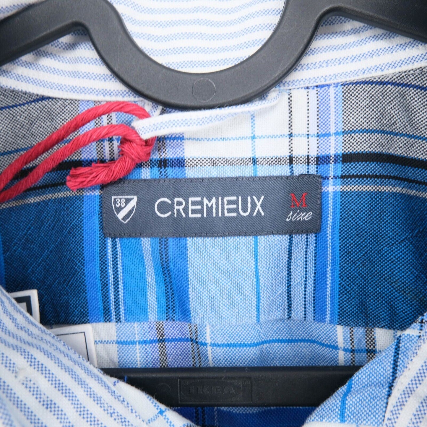 Daniel Cremieux Blue Check Leo Wo Shirt Size M