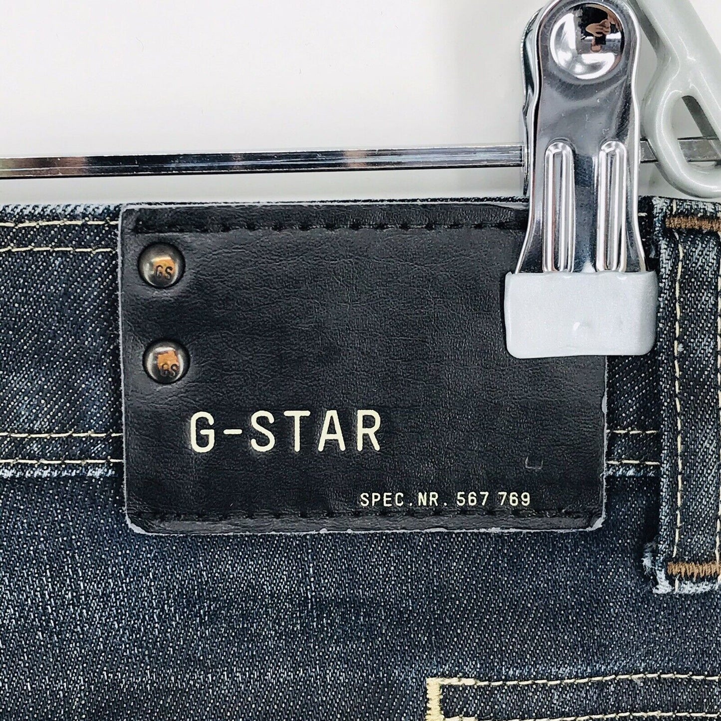 G-STAR RAW NEW REESE Damen Jeans in Dunkelgrau Regular Straight Fit Größe W29 L34