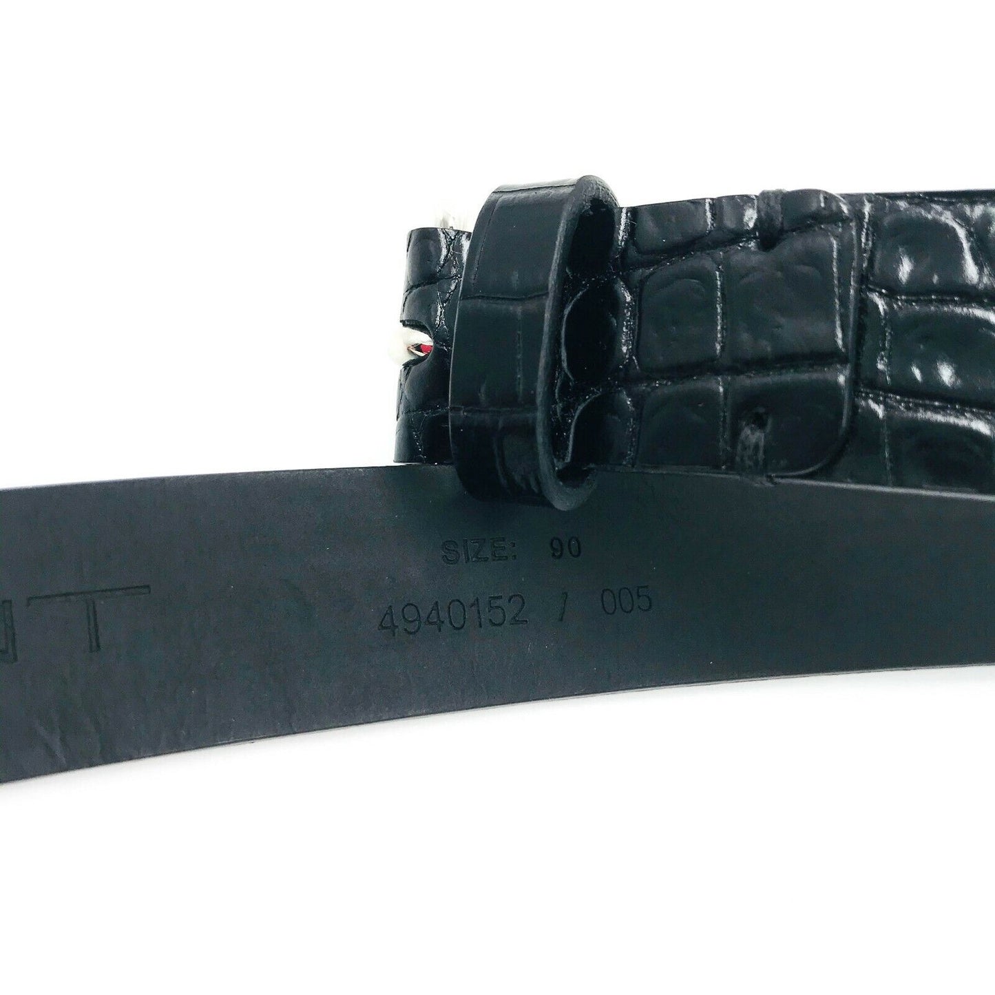 GANT Women's Black 100% Leather Belt Size 90 cm 36"