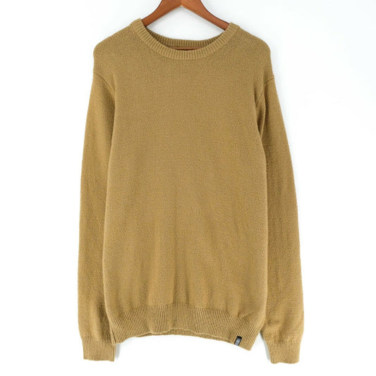 O'NEILL LM Coton Nylon Beige Crew Neck Knit Sweater Jumper Taille M