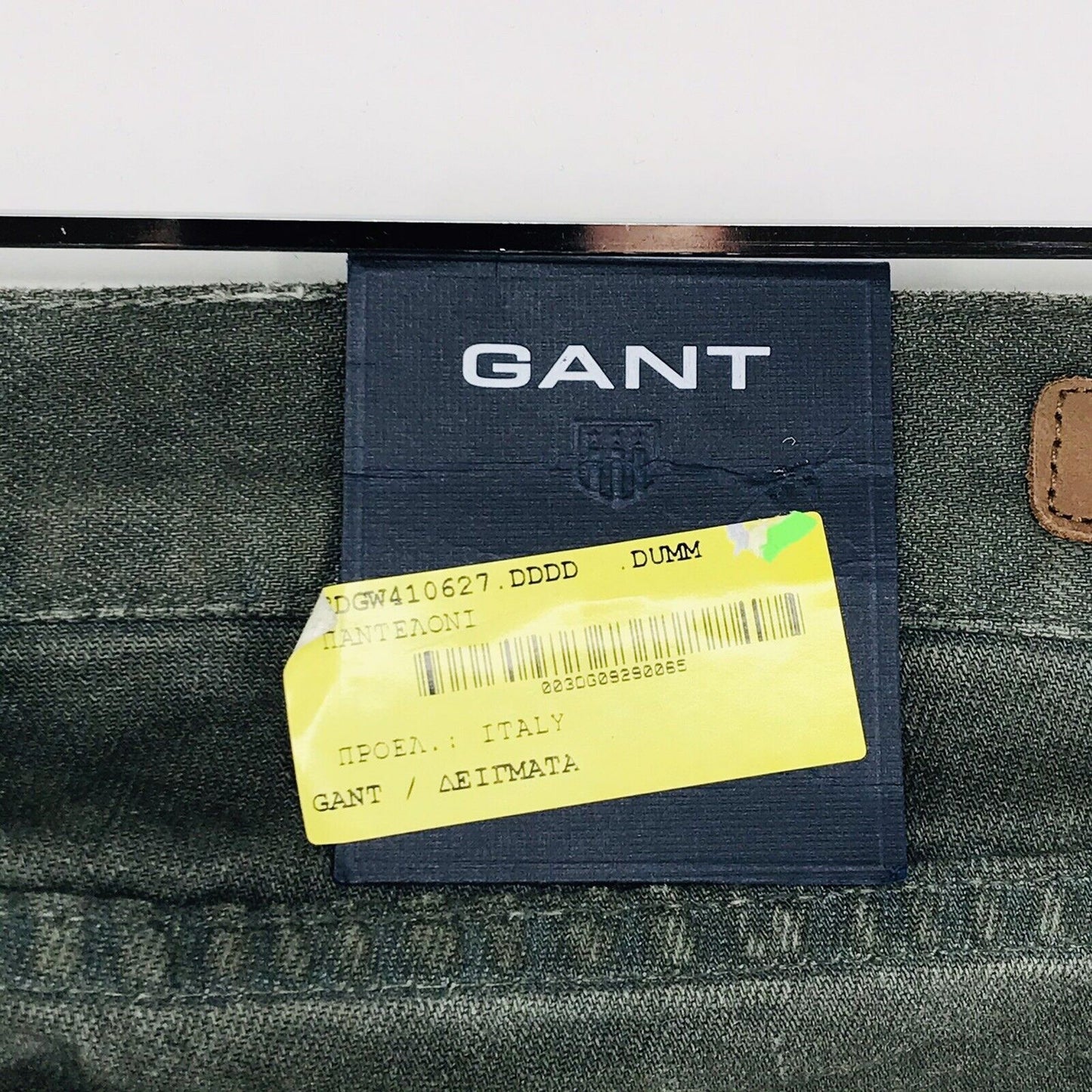 €189 GANT NELLY Women Green Low Waist Regular Fit Super Slim Leg Jeans W28 L34