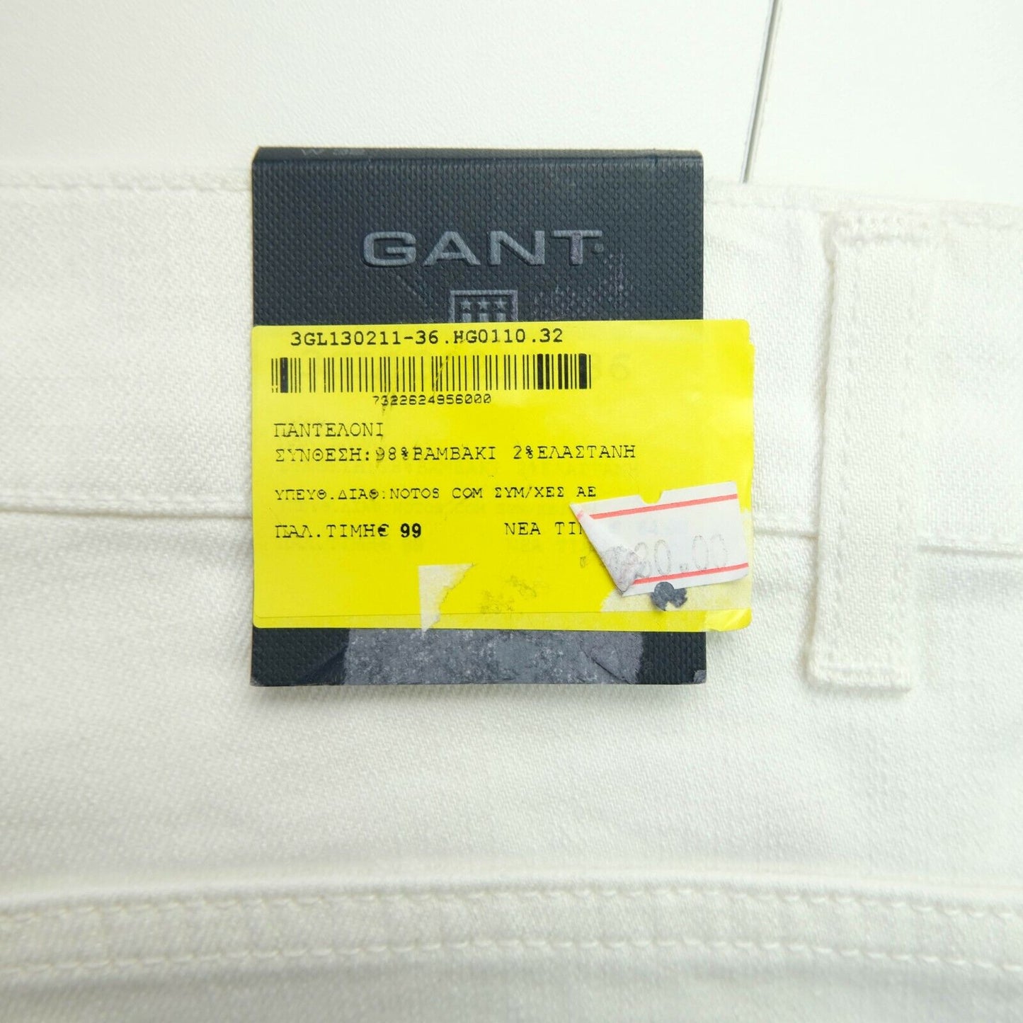 GANT White Dressed Original Jeans Size W31 L36