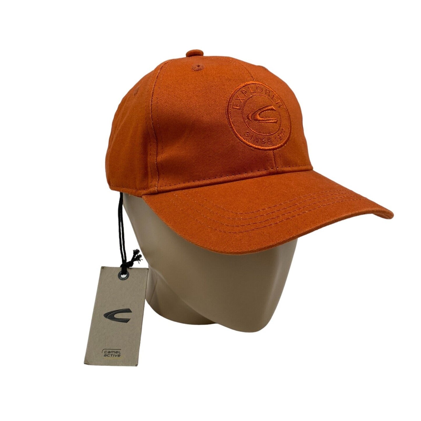 Camel Active Mens Orange Cotton Baseball Cap Hat One Size