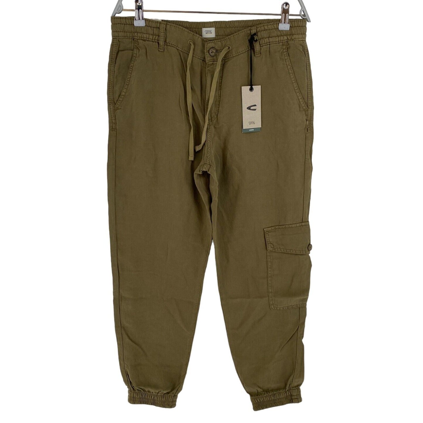 CAMEL ACTIVE Green Loose Fit Cargo Pants Trousers Size W27 L32