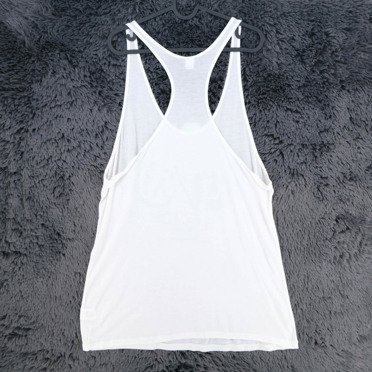 CHEAP MONDAY White Scoop Neck Tank Top Size XS M