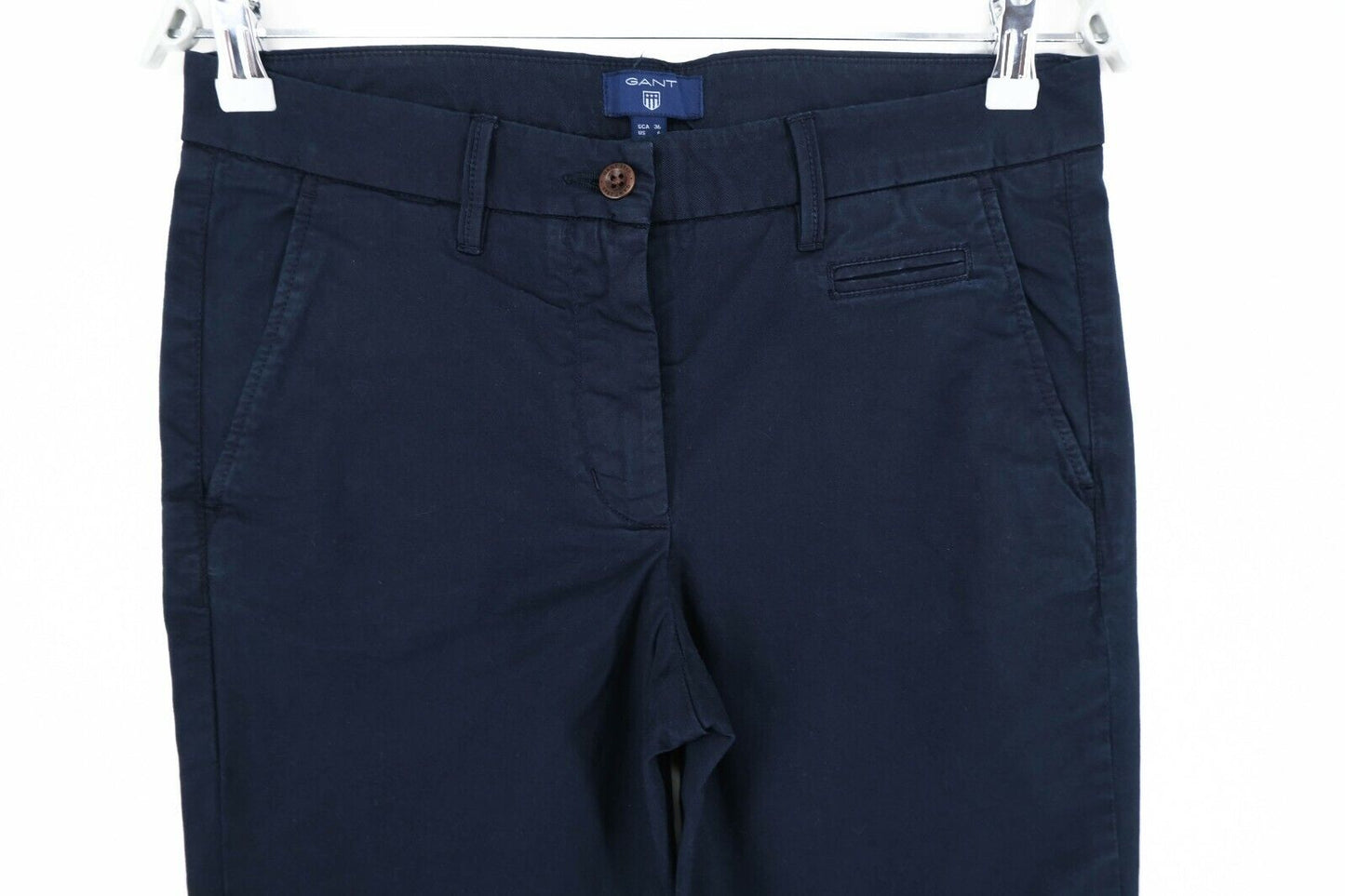 GANT Marineblaue Chinohose, Größe EUR 36 UK 10 US 6