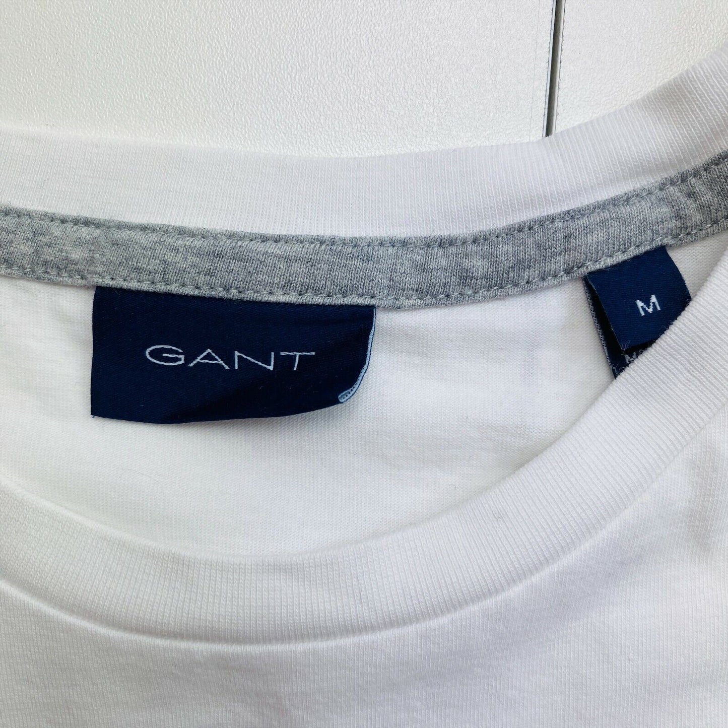 GANT T-shirt à col rond blanc Archive Shield taille M