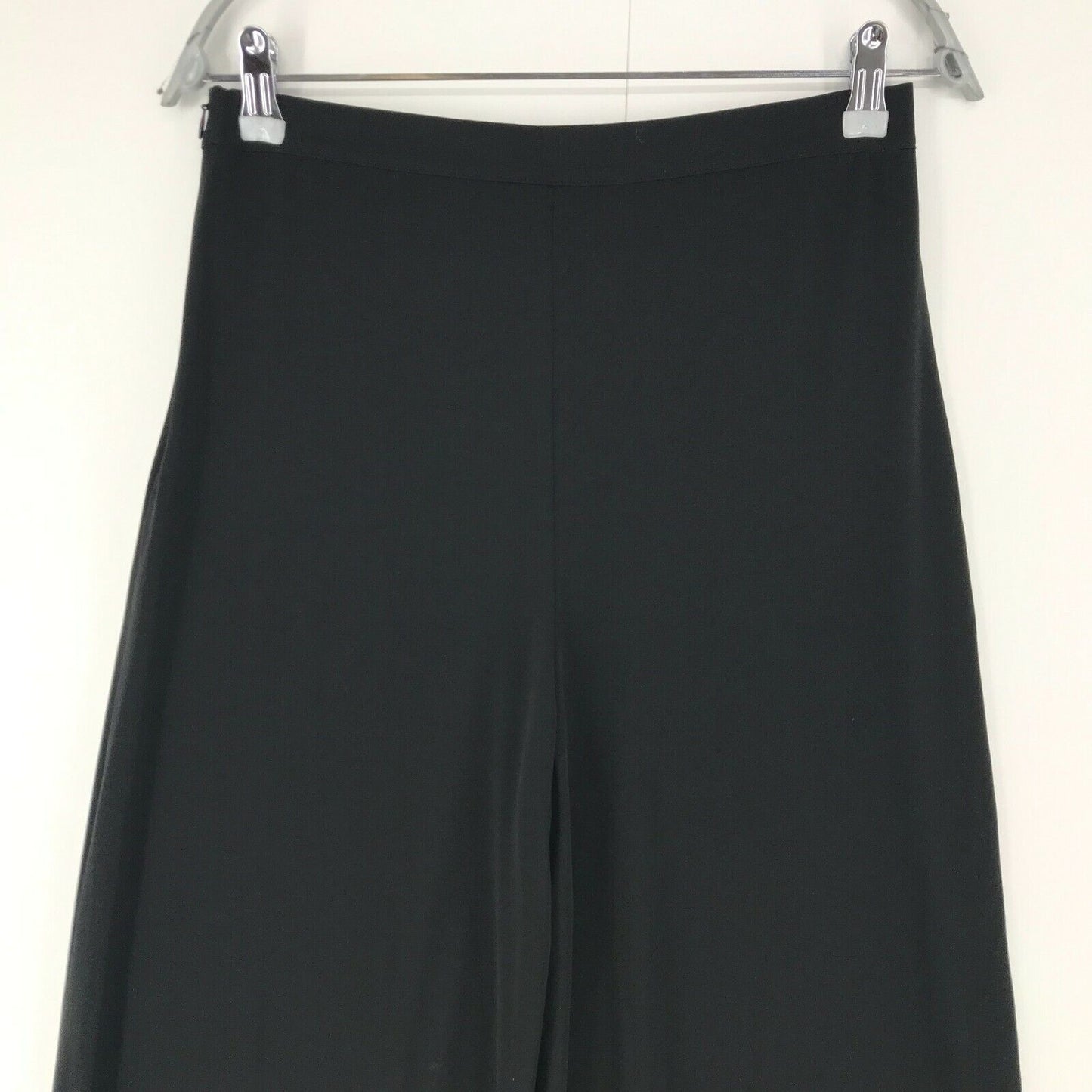 SORBET Women Black Regular Wide Leg Fit Trousers Size M W29