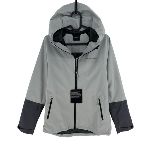 Peak Performance Grau W Nightbreak HIPE Kapuzenjacke Mantel Größe S